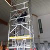 AC  Steigtechnik “SAFE xPress”, Ein-Personen-Gerüst mit vorlaufendem Geländer