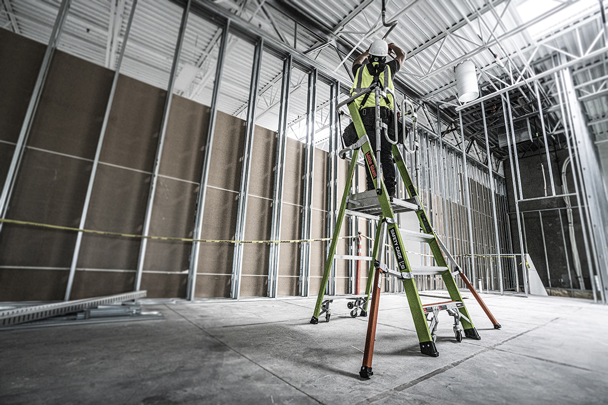 Leitern & Tritte JUMBO Giant GFK-Plattformleiter aus Glasfaserkunststoff Leitern & Tritte