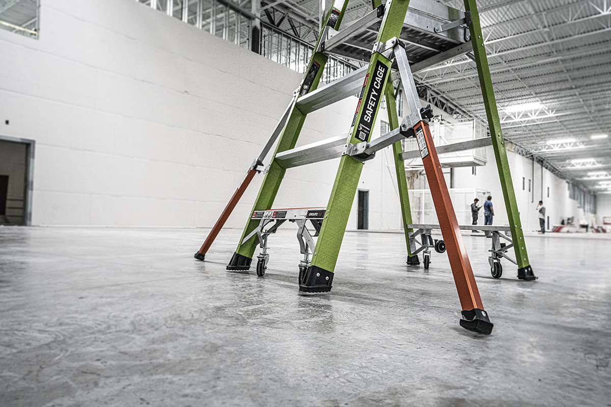 Leitern & Tritte JUMBO Giant GFK-Plattformleiter aus Glasfaserkunststoff Leitern & Tritte