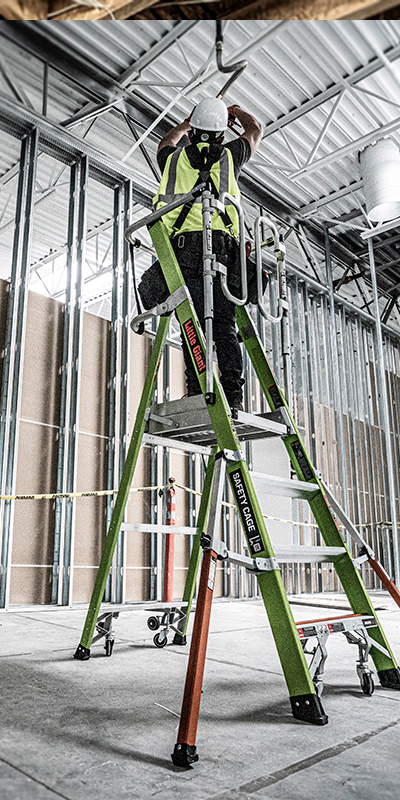 Leitern & Tritte JUMBO Giant GFK-Plattformleiter aus Glasfaserkunststoff Leitern & Tritte