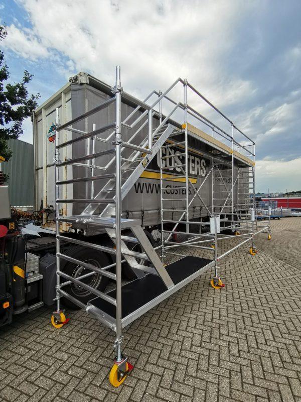 CUSTER LKW-Enteisungsgerüst – Plattformhöhe 3,20 Meter – 3,1 bis 31,0 Meter Länge – DIN EN 1004