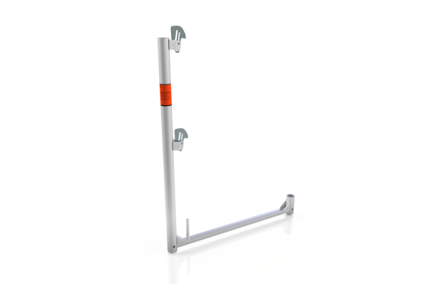 Blizzard Gerüstsysteme Geländerstütze Aluminium 1,00 m x 0,73 m