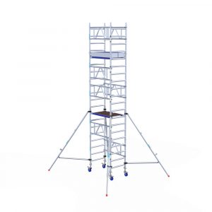 AC Steigtechnik „Basic-M 200“, Neues Modell, Profi-Gerüst nach DIN-EN 1004-1 & 1298 Euroscaffold ONE Ein-Personen-Rollgerüst 75 x 120 cm
